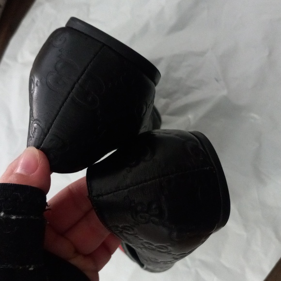 Authentic Gucci GG Monogram Supreme Sherry Web Guccissima Ballet Flats - Picture 8 of 11